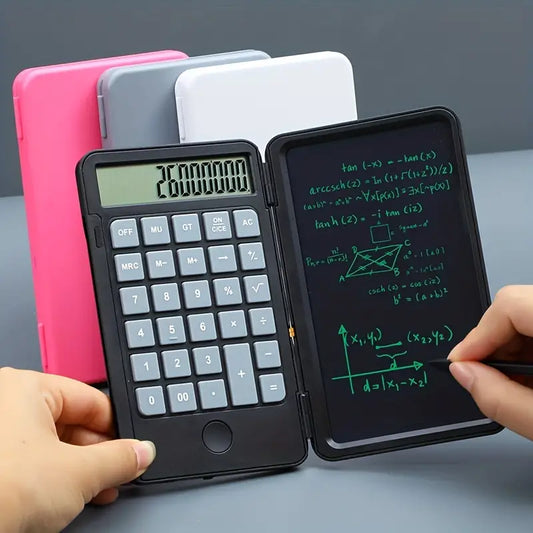Slim LCD Pocket Calculator – Compact Solar Desk Calculator
