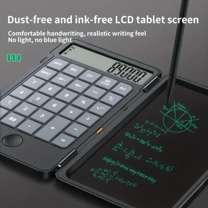 Slim LCD Pocket Calculator – Compact Solar Desk Calculator