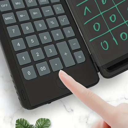 Slim LCD Pocket Calculator – Compact Solar Desk Calculator