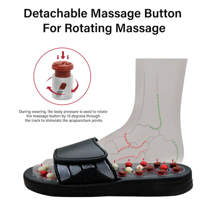 Acupressure Reflexology Slippers – Foot Massage Sandals for Pain Relief